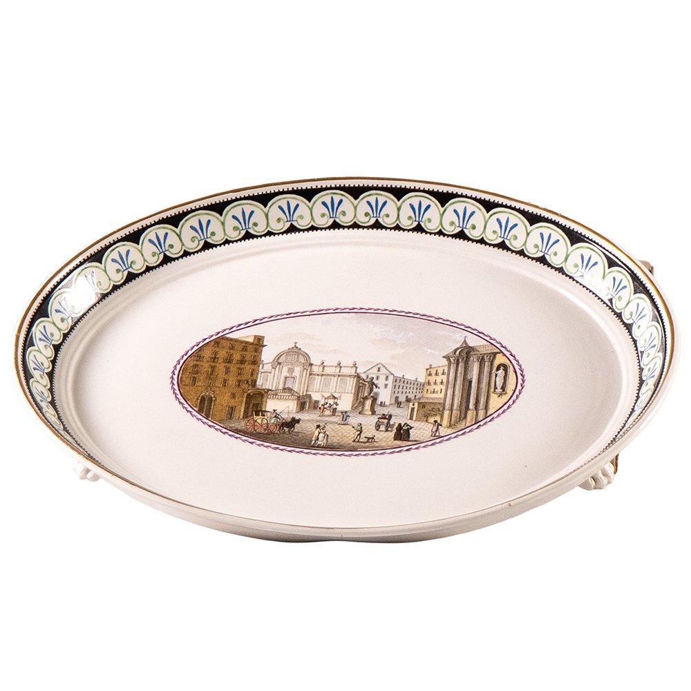 Vassoio in terraglia napoletano “Del Vecchio”-photo-5