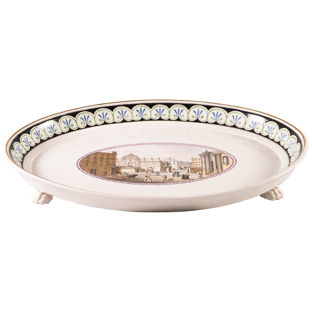 Vassoio in terraglia napoletano “Del Vecchio”