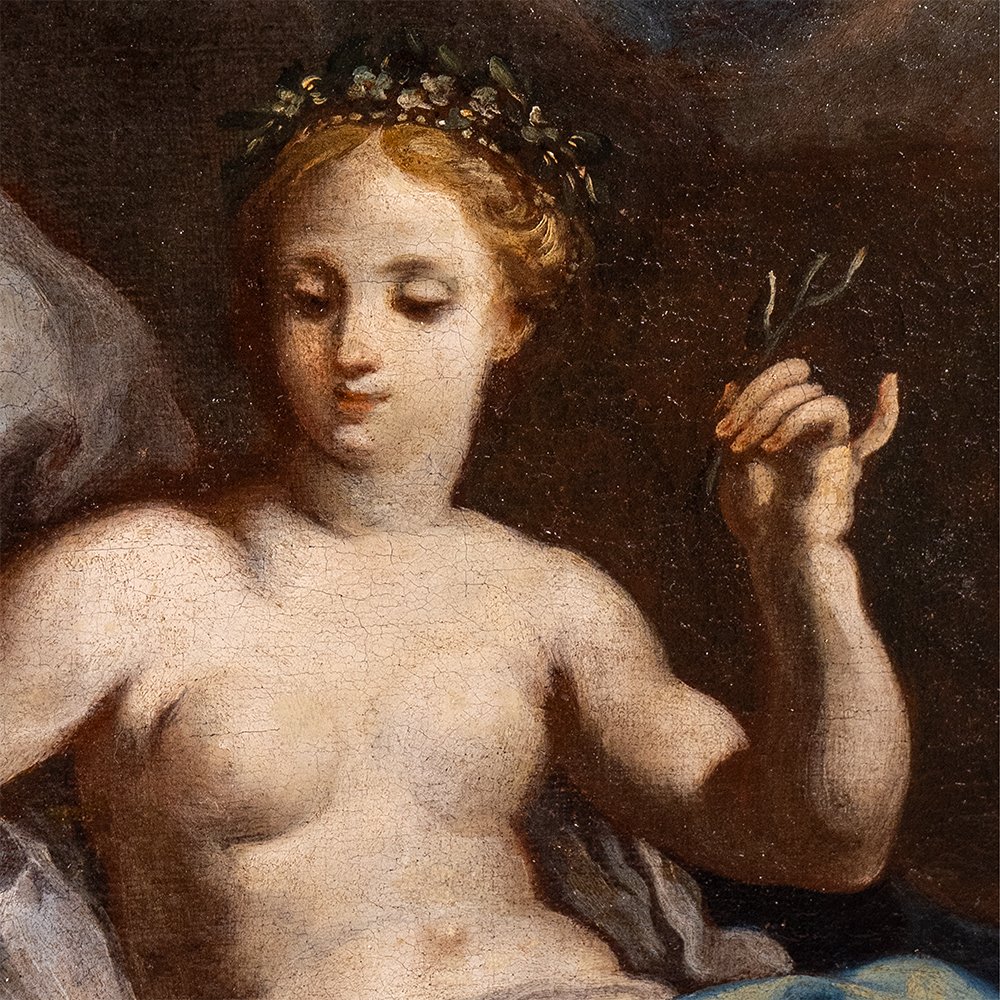 Dipinto raffigurante 'Il Trionfo di Galatea' di Placido Costanzi-photo-1