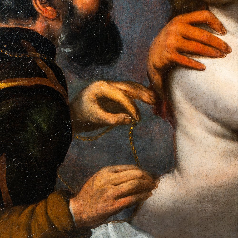 Dipinto raffigurante “Susanna e i Vecchioni” di Luciano Borzone-photo-5