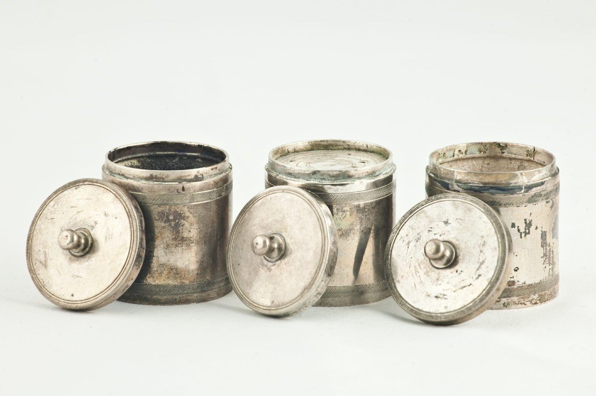 Calamaiera napoletana in argento-photo-4