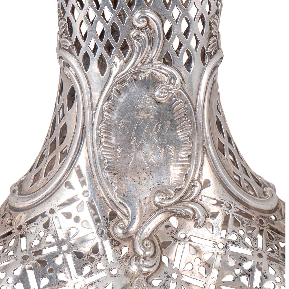 Importante Epergne georgiana in argento sterling-photo-3