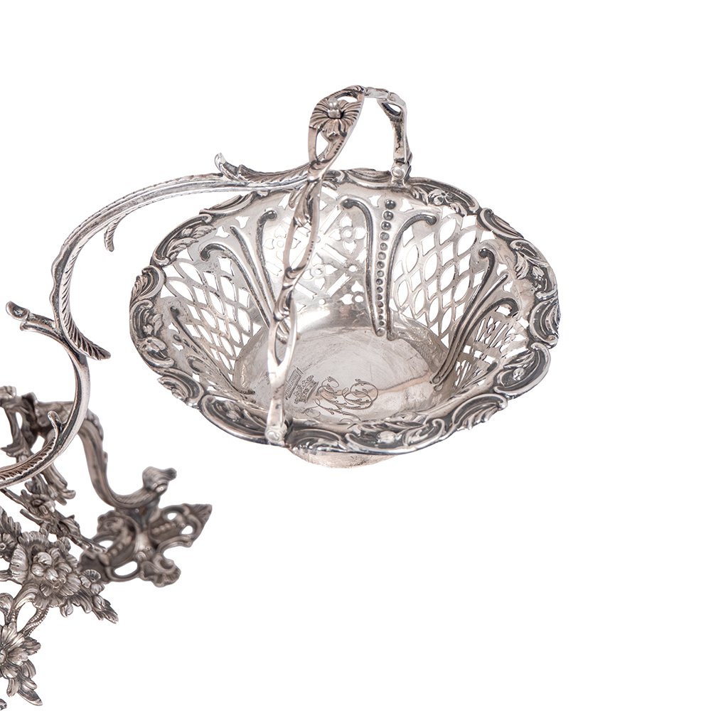 Importante Epergne georgiana in argento sterling-photo-5