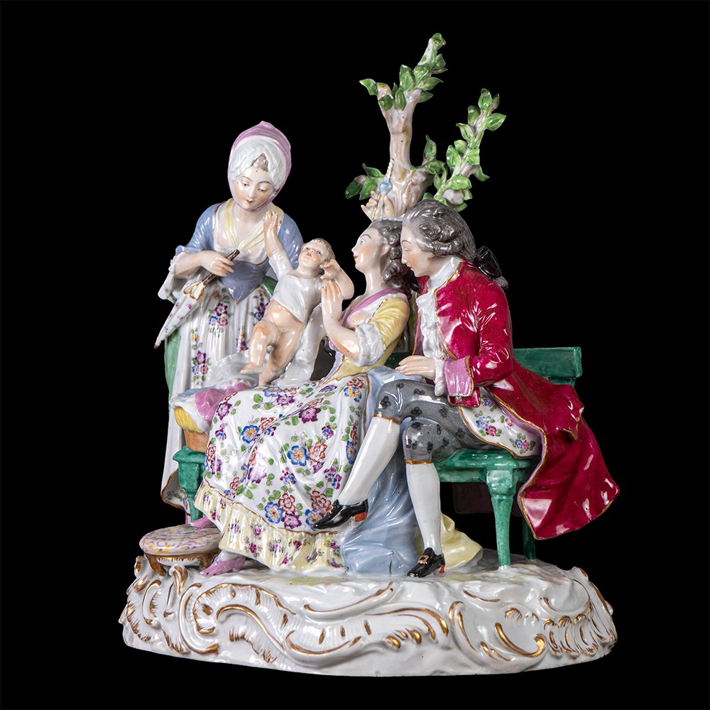 Gruppo scultoreo - Meissen-photo-2