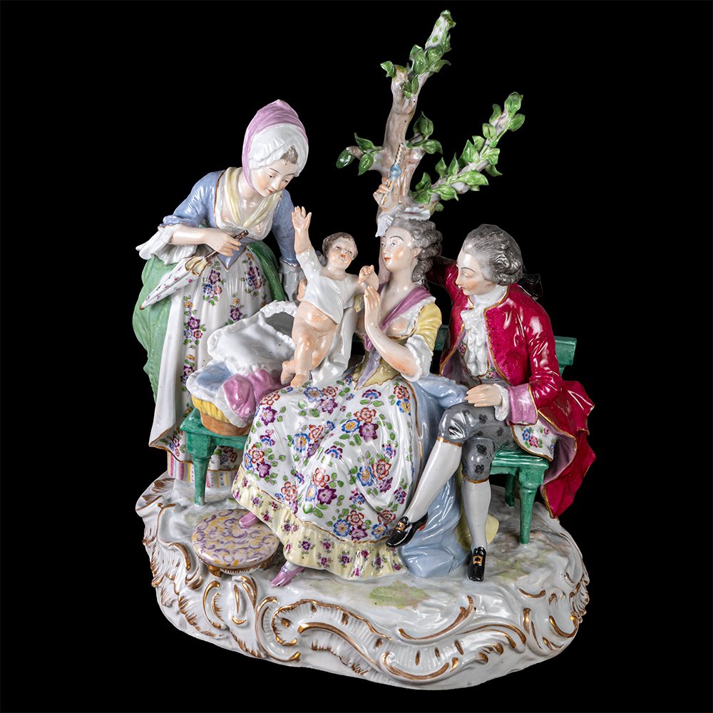 Gruppo scultoreo - Meissen-photo-3