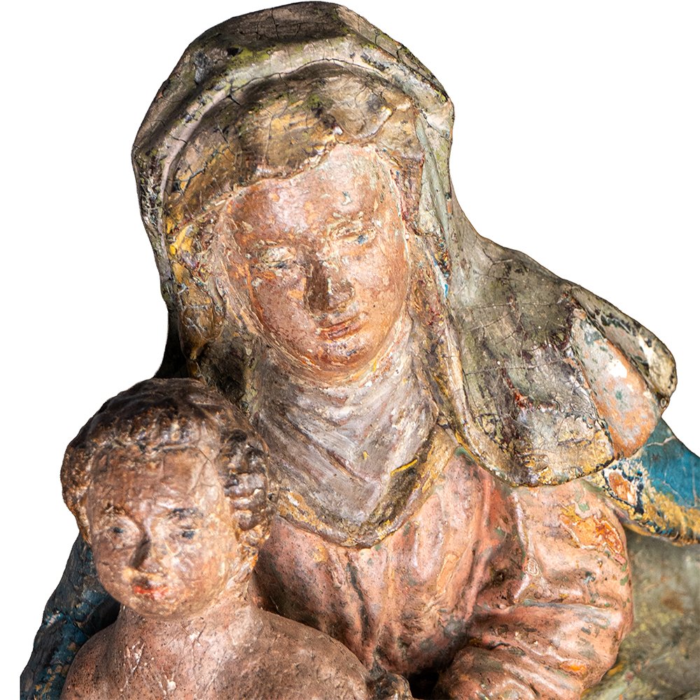 Gruppo scultoreo in terracotta-photo-2