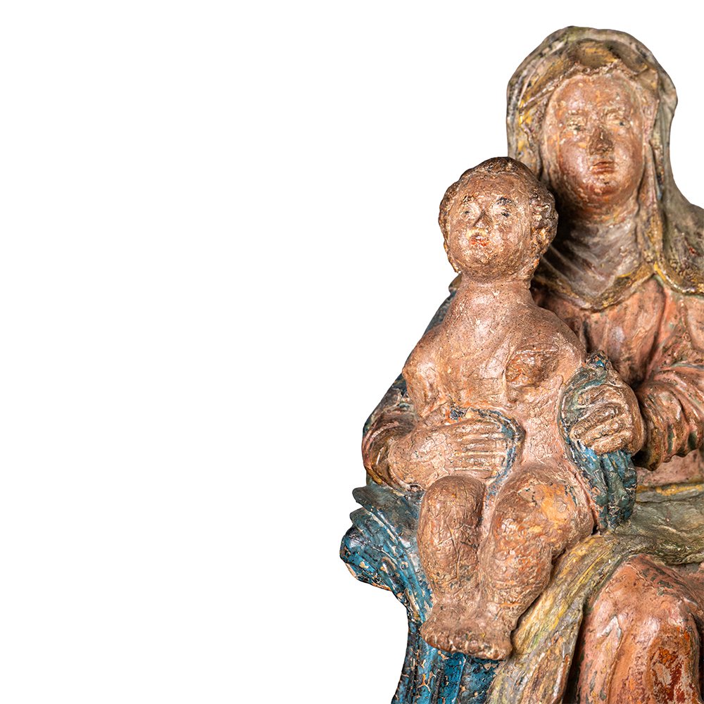 Gruppo scultoreo in terracotta-photo-3