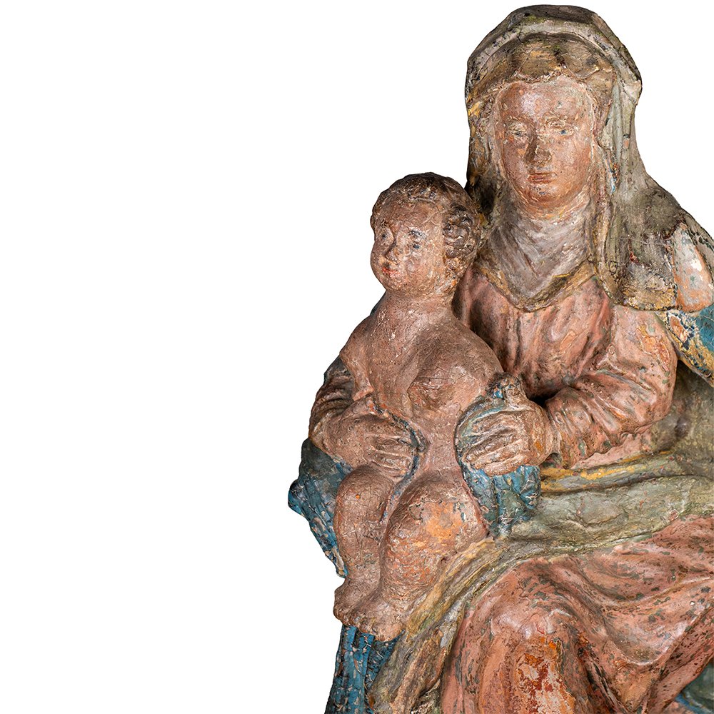 Gruppo scultoreo in terracotta-photo-4