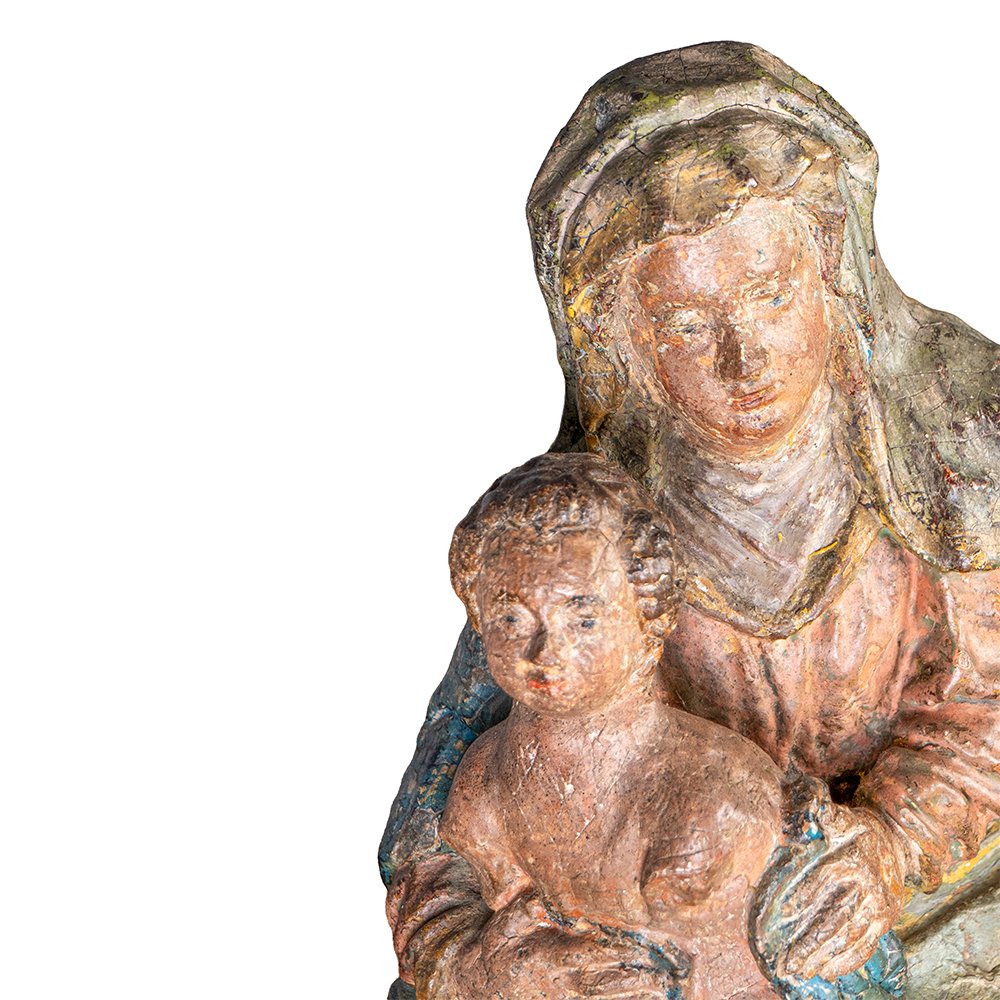 Gruppo scultoreo in terracotta-photo-5