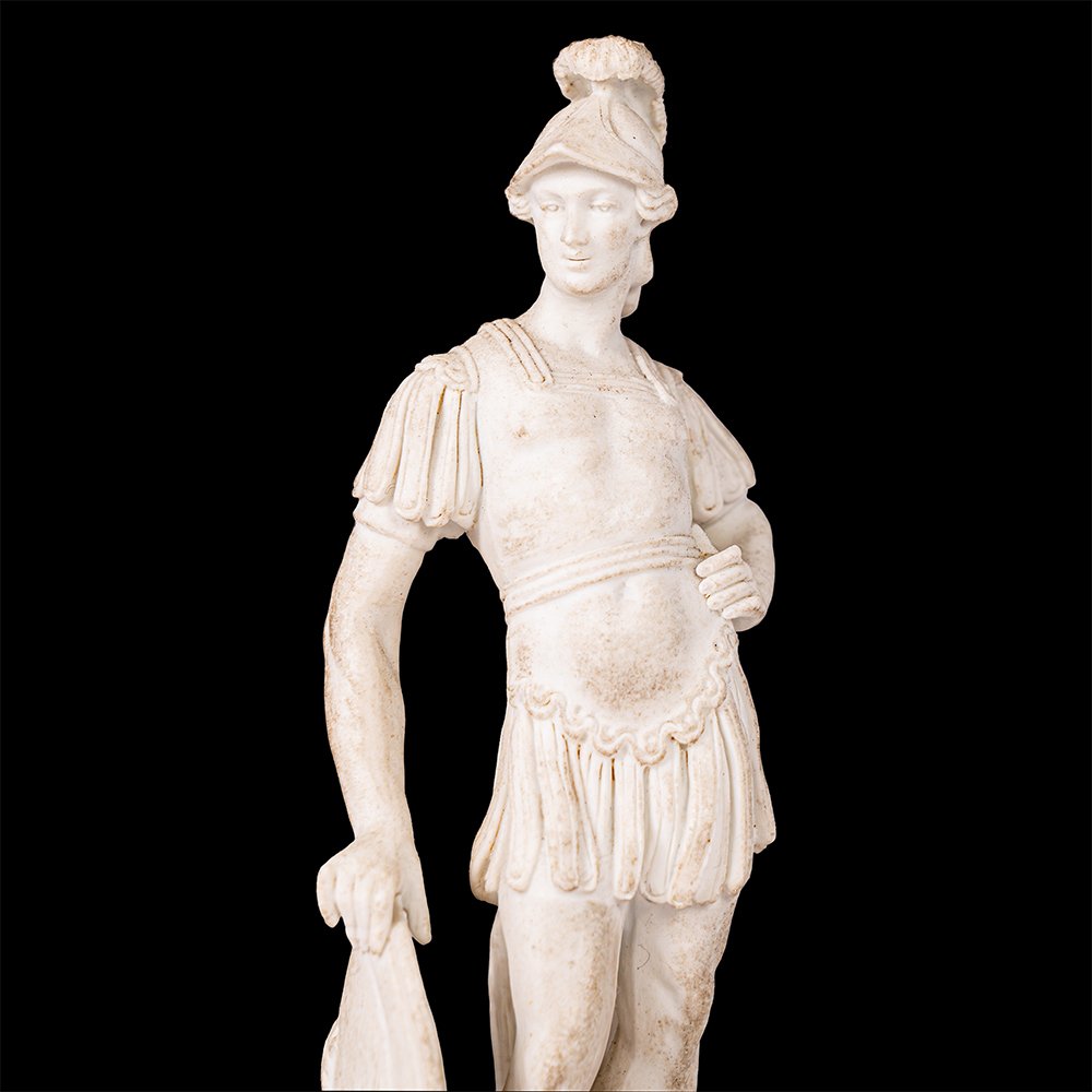 Coppia di Sculturine raffiguranti Marte e Minerva-photo-3