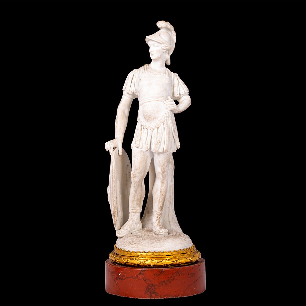 Coppia di Sculturine raffiguranti Marte e Minerva-photo-1