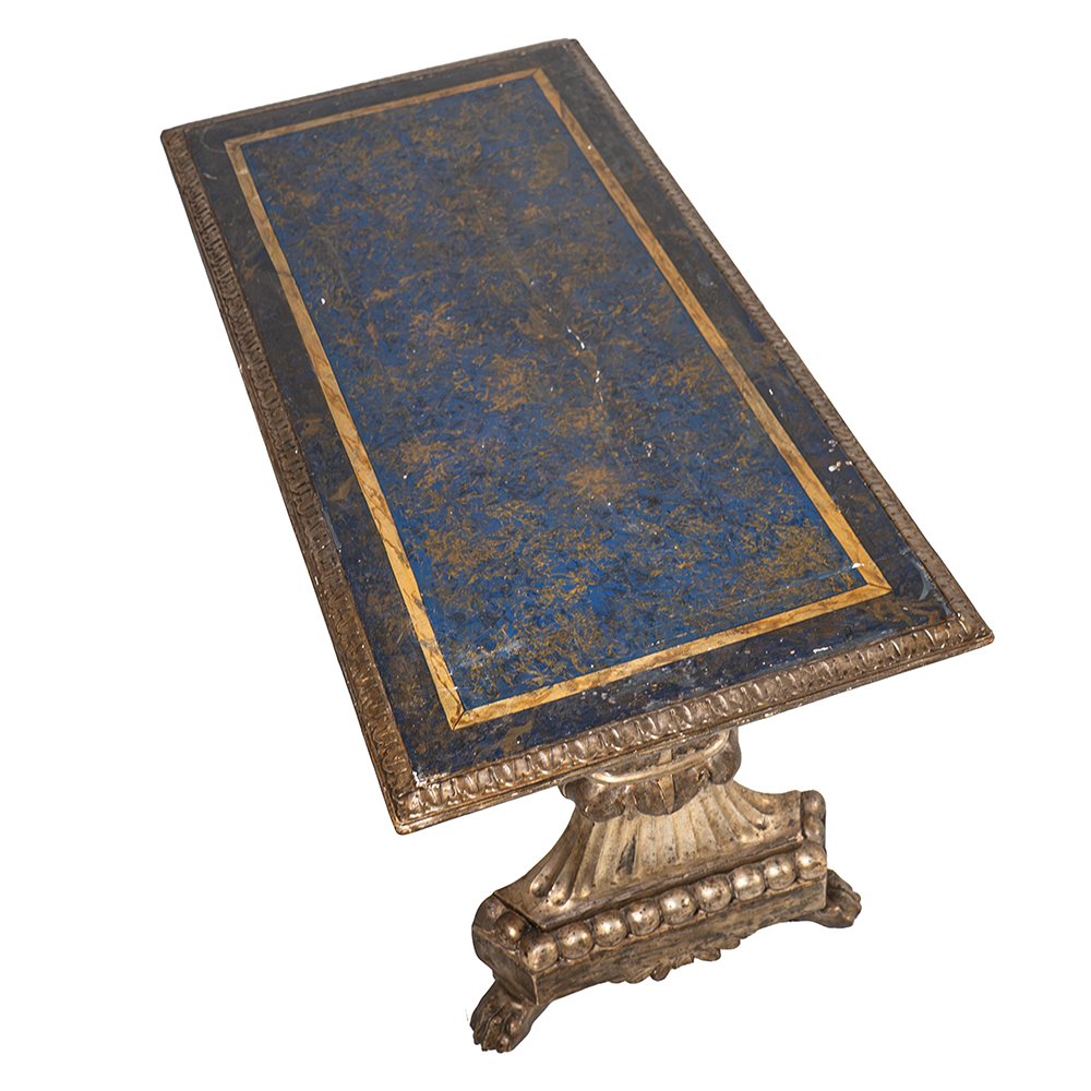 Tavolino basso con piano laccato in lapislazzulo-photo-5