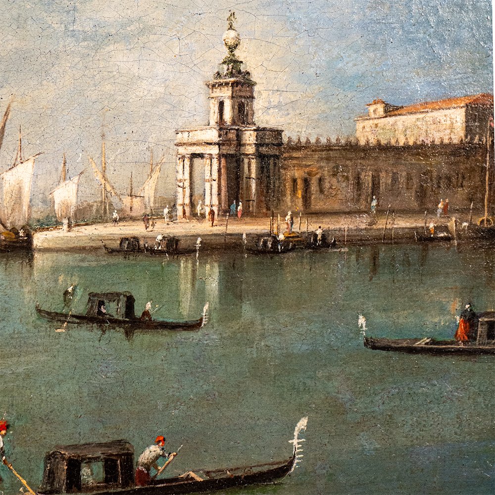Dipinto raffigurante “La Punta della Dogana” - Giacomo Guardi-photo-4