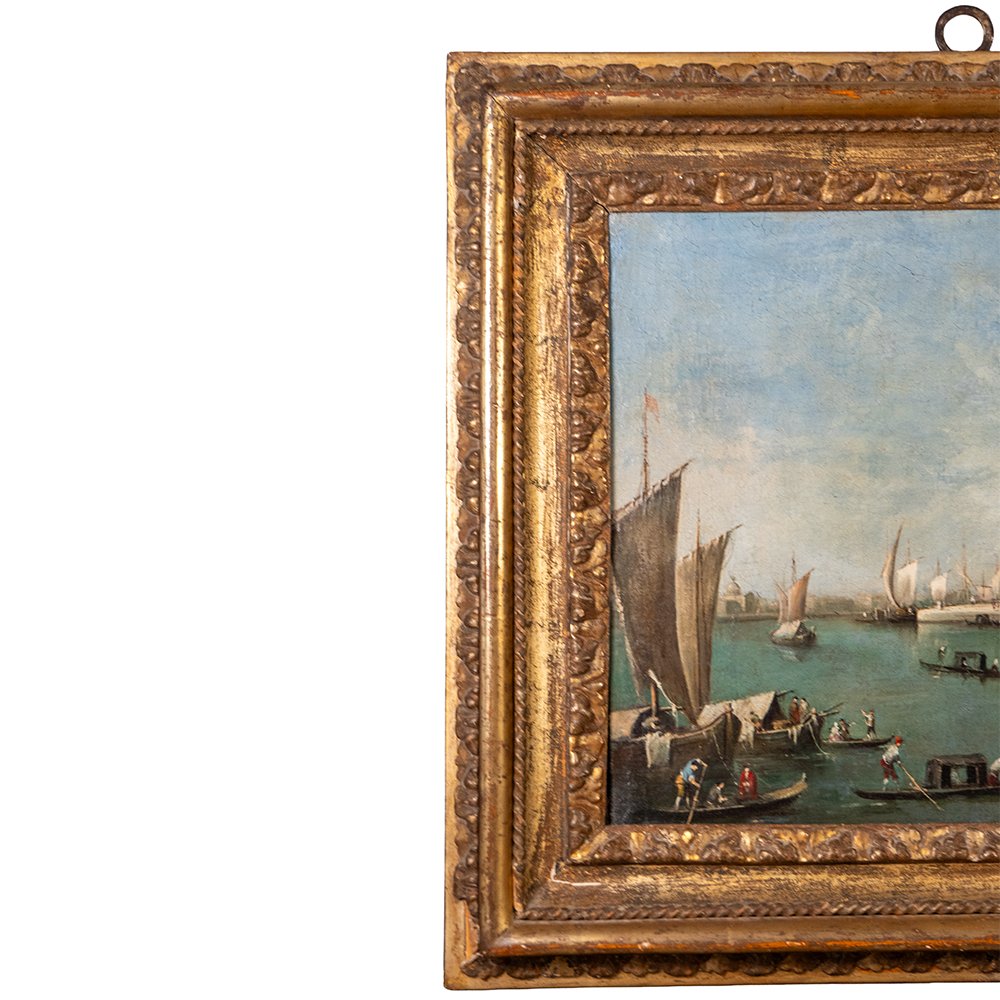 Dipinto raffigurante “La Punta della Dogana” - Giacomo Guardi-photo-1