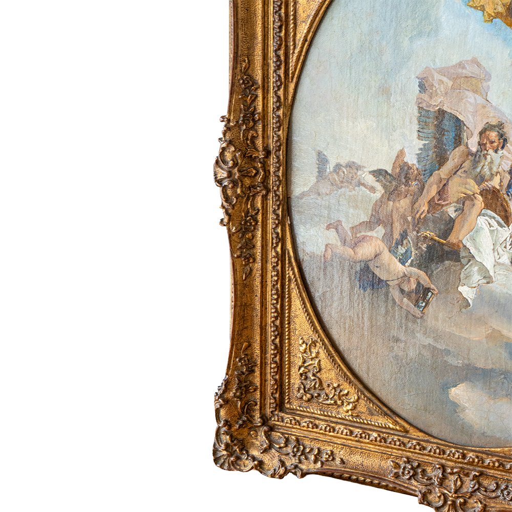 Bozzetto raffigurante L’Allegoria del Tempo e della Verità - Jacopo Guarana-photo-2