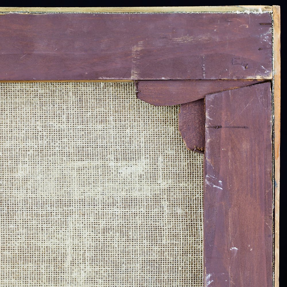 Coppia di Dipinti neoclassici con cornice dorata – Angelo Maestri-photo-3