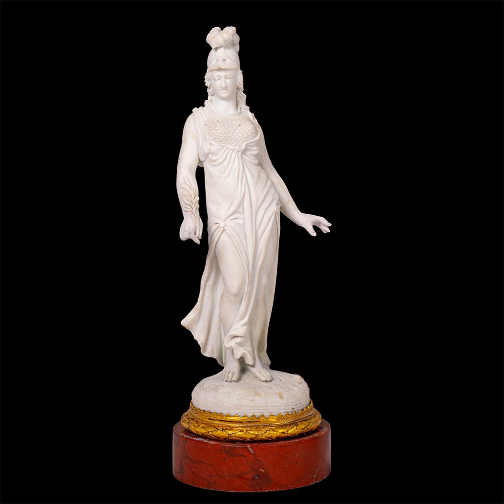 Coppia di Sculturine raffiguranti Marte e Minerva-photo-4