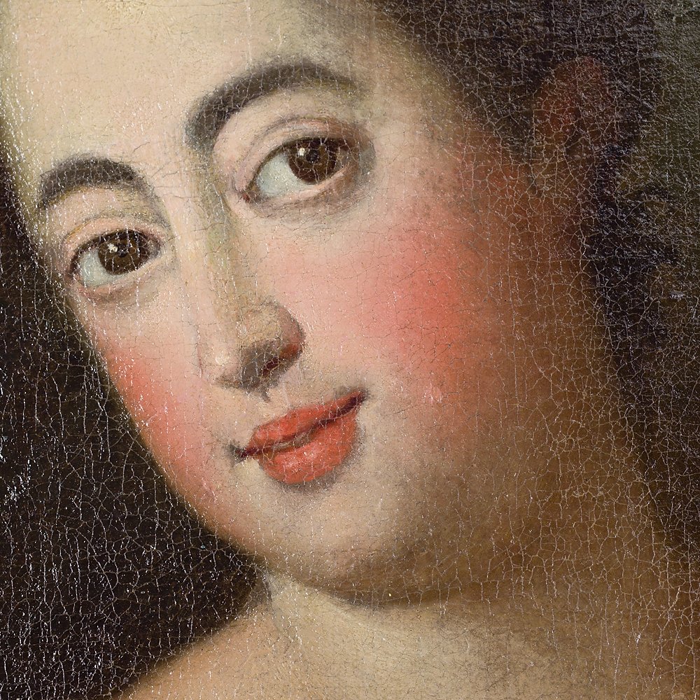 Ritratto della ballerina Santina Olivieri, detta La Reggiana, nei panni di Leda – Antoine Pesne-photo-3