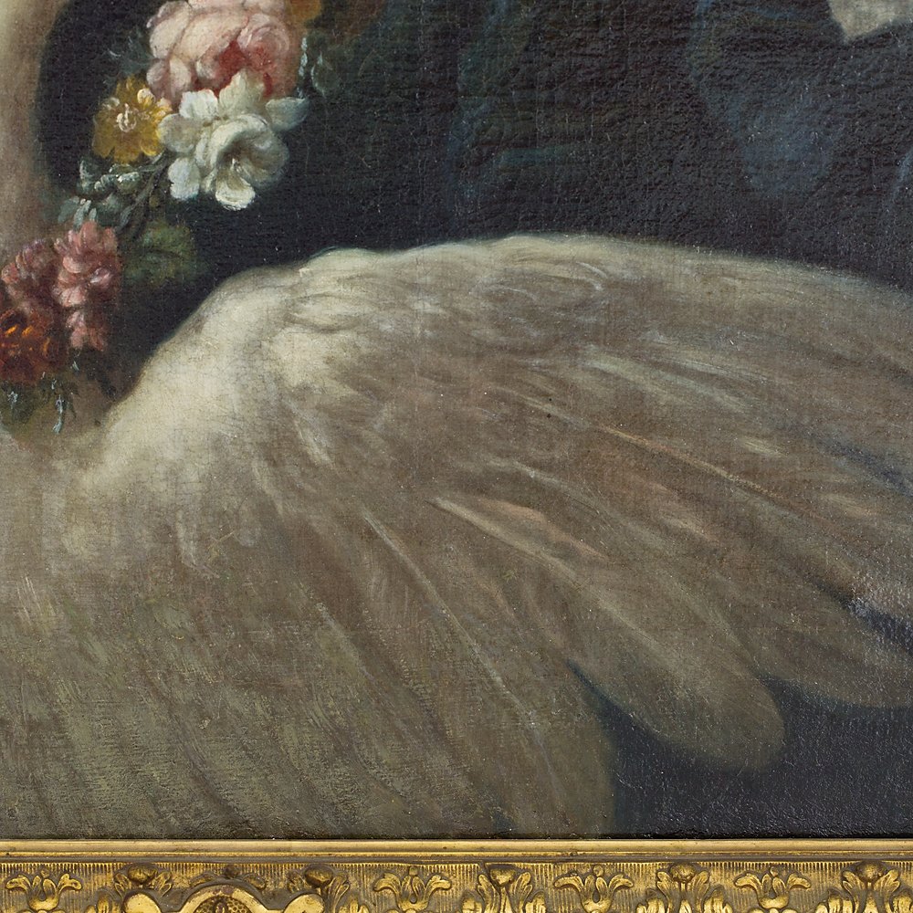 Ritratto della ballerina Santina Olivieri, detta La Reggiana, nei panni di Leda – Antoine Pesne-photo-2