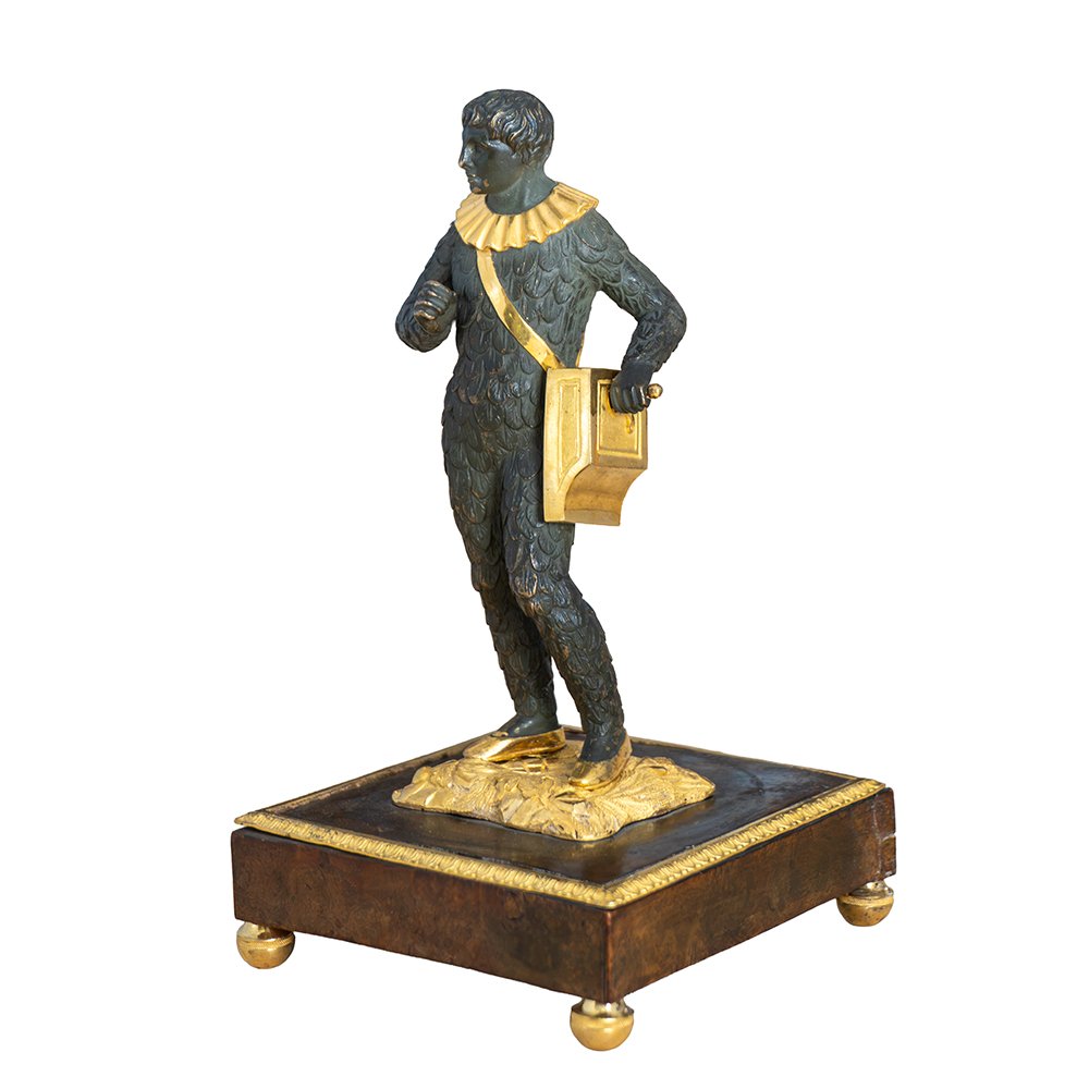 Coppia di Statuette raffiguranti Papageno e Monostatos dal Flauto Magico di W. A. Mozart-photo-3