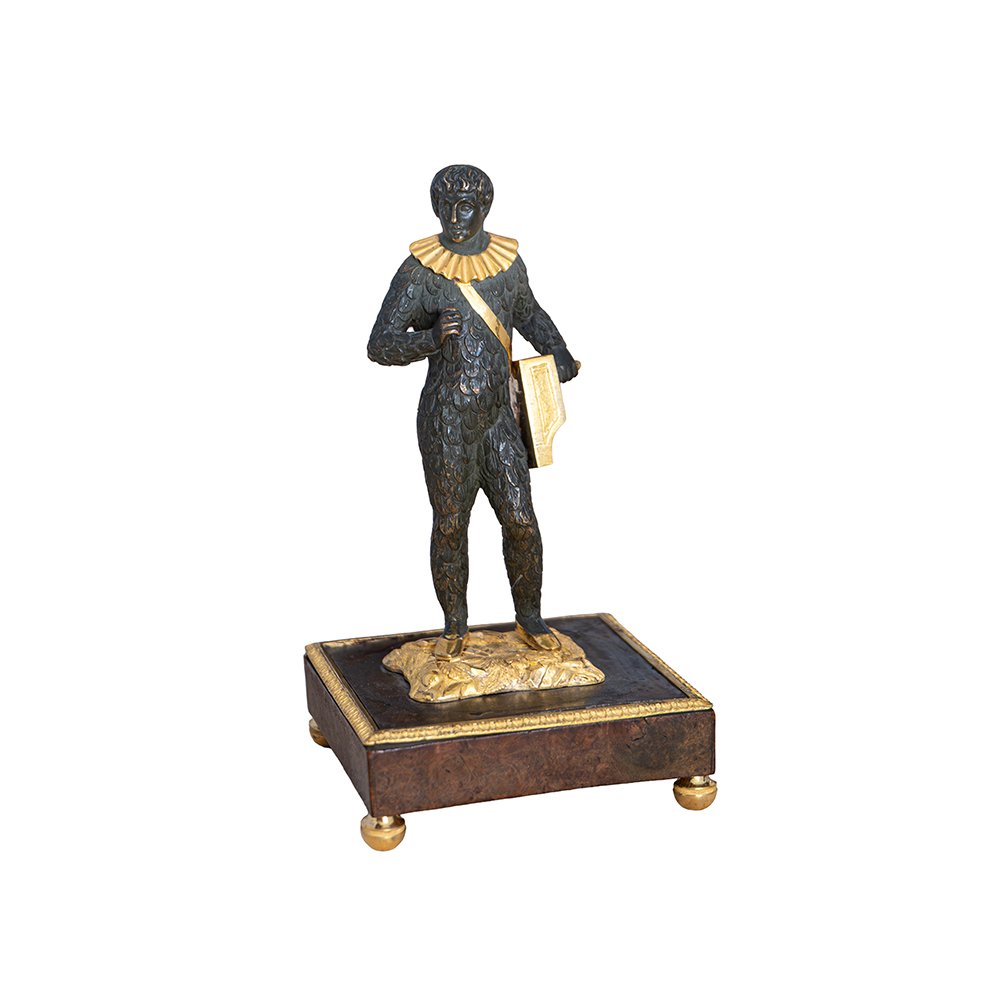 Coppia di Statuette raffiguranti Papageno e Monostatos dal Flauto Magico di W. A. Mozart-photo-2