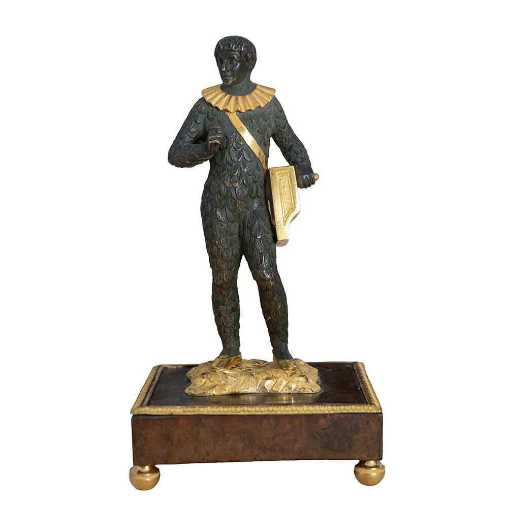 Coppia di Statuette raffiguranti Papageno e Monostatos dal Flauto Magico di W. A. Mozart-photo-3