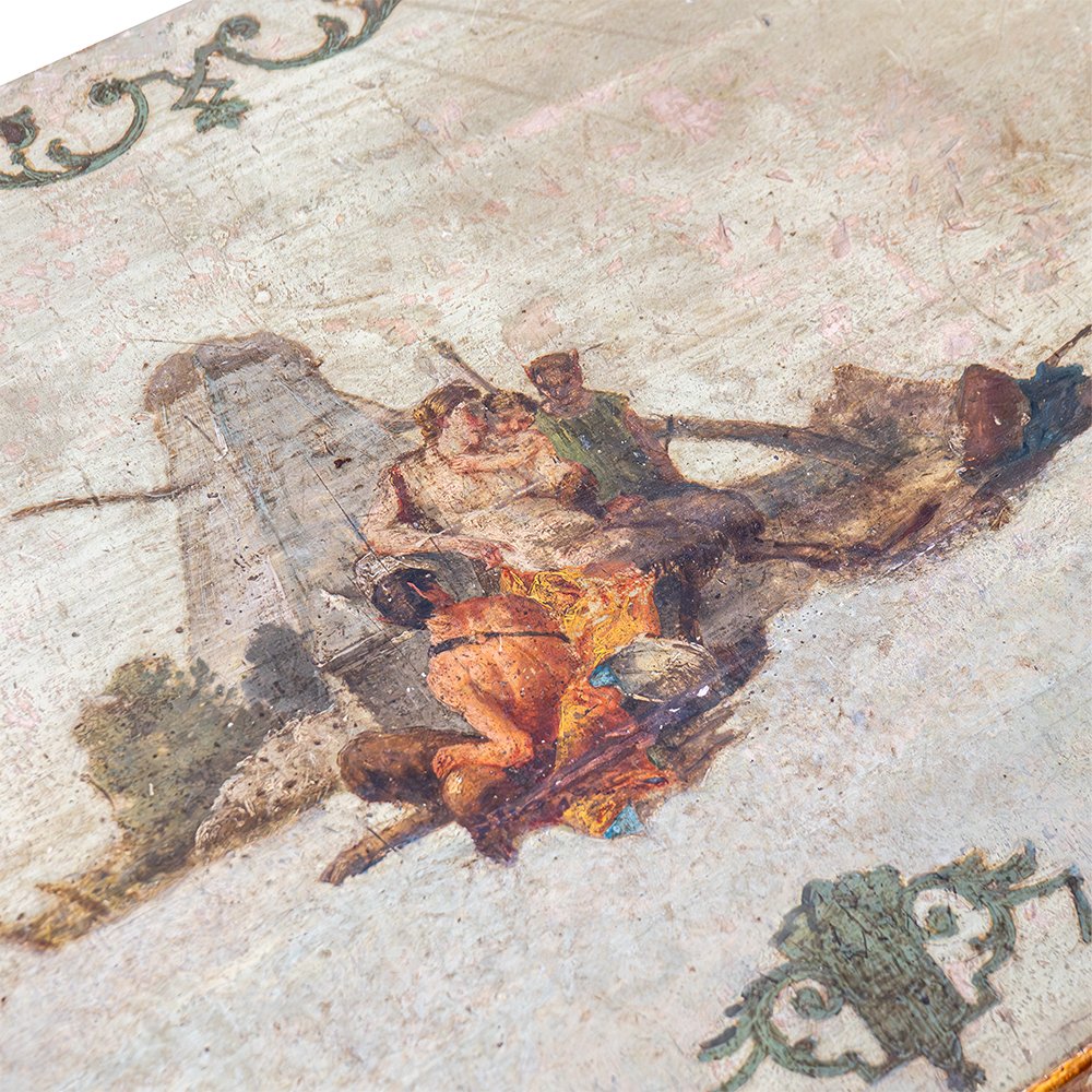 Cassettone Veneziano laccato e dorato-photo-2