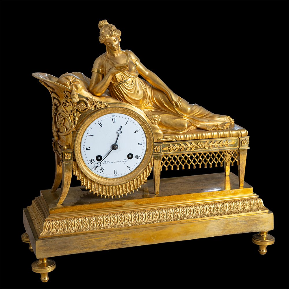 Orologio da tavolo raffigurante “La Lettrice”-photo-2