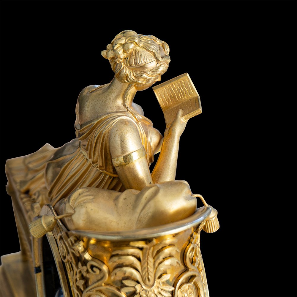 Orologio da tavolo raffigurante “La Lettrice”-photo-3
