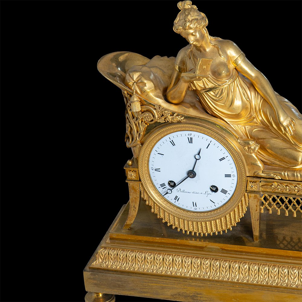 Orologio da tavolo raffigurante “La Lettrice”-photo-4