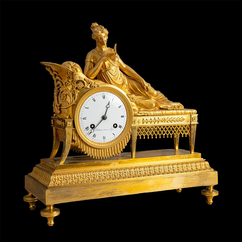 Orologio da tavolo raffigurante “La Lettrice”