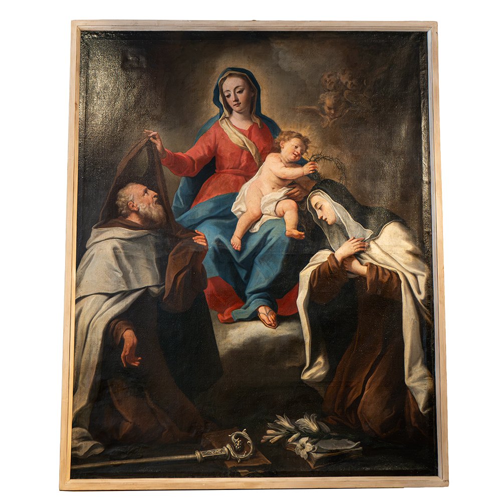 Dipinto raffigurante la Sacra Famiglia con Santi