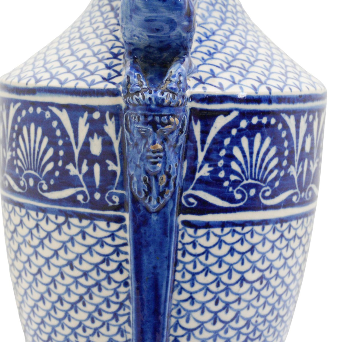Vaso Giustiniani in terraglia smaltata-photo-4