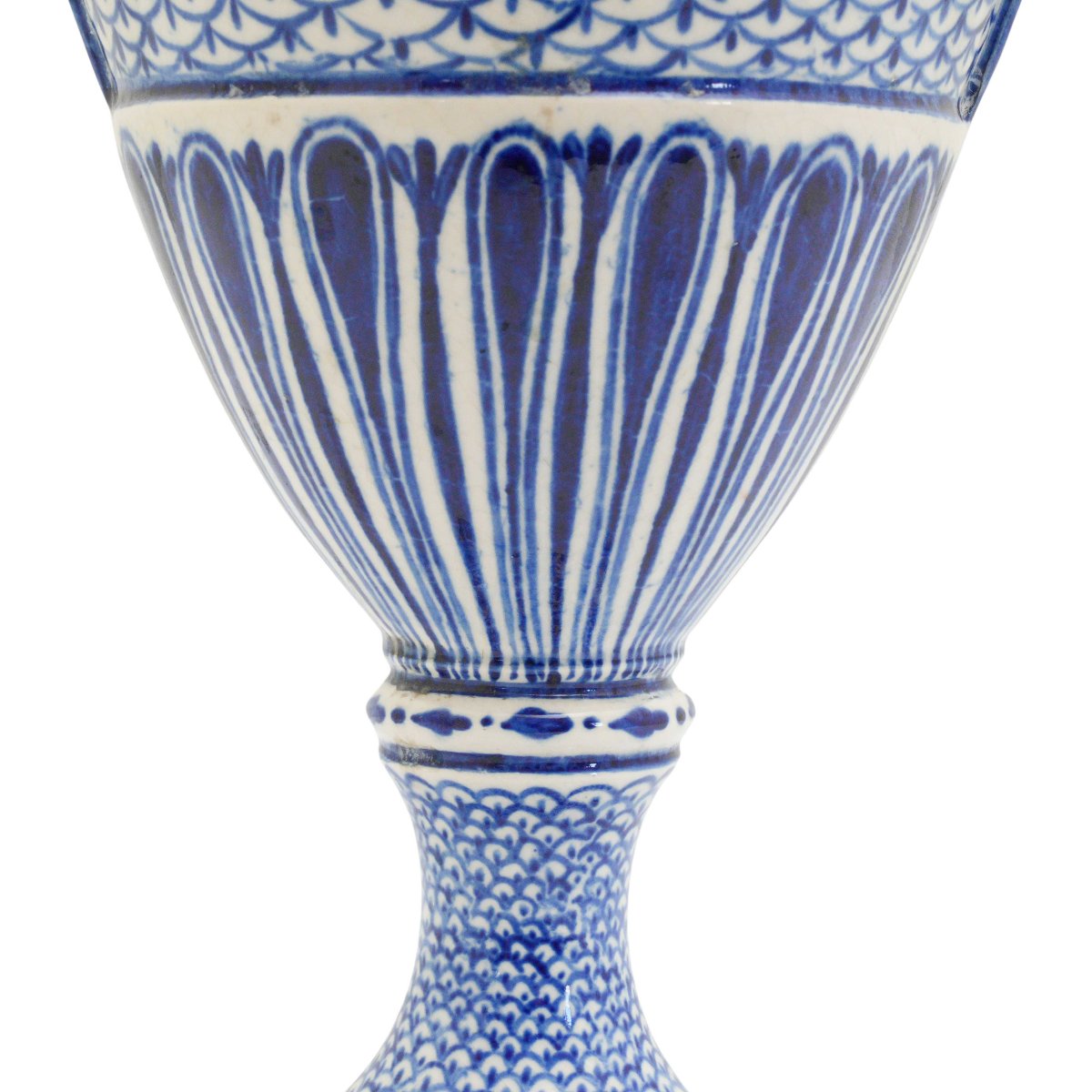 Vaso Giustiniani in terraglia smaltata-photo-2