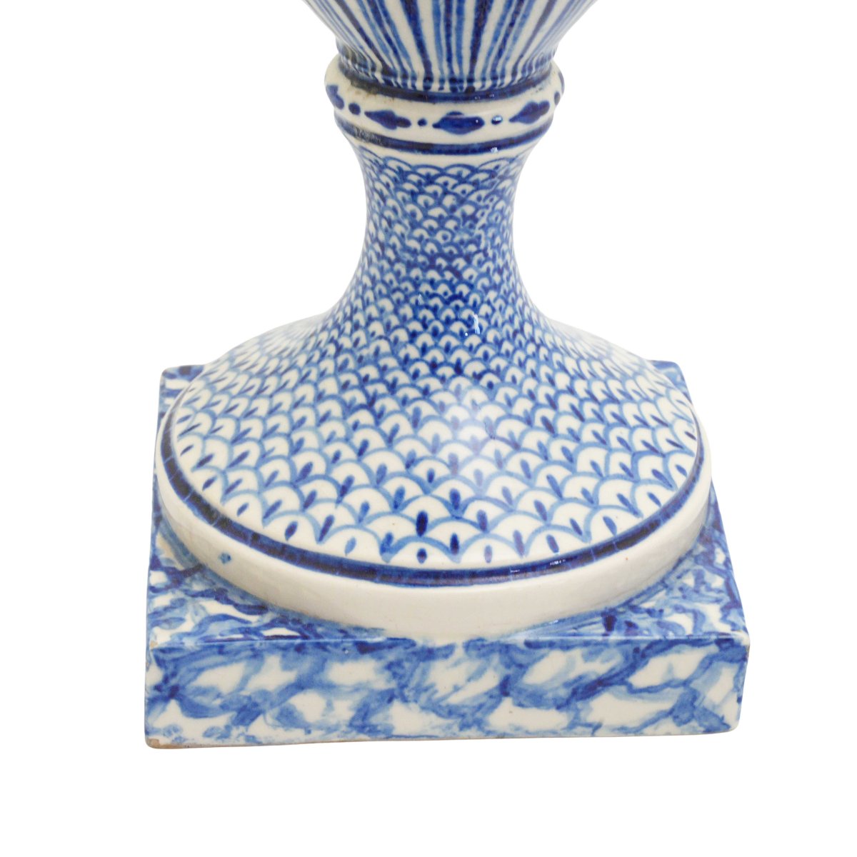 Vaso Giustiniani in terraglia smaltata-photo-3