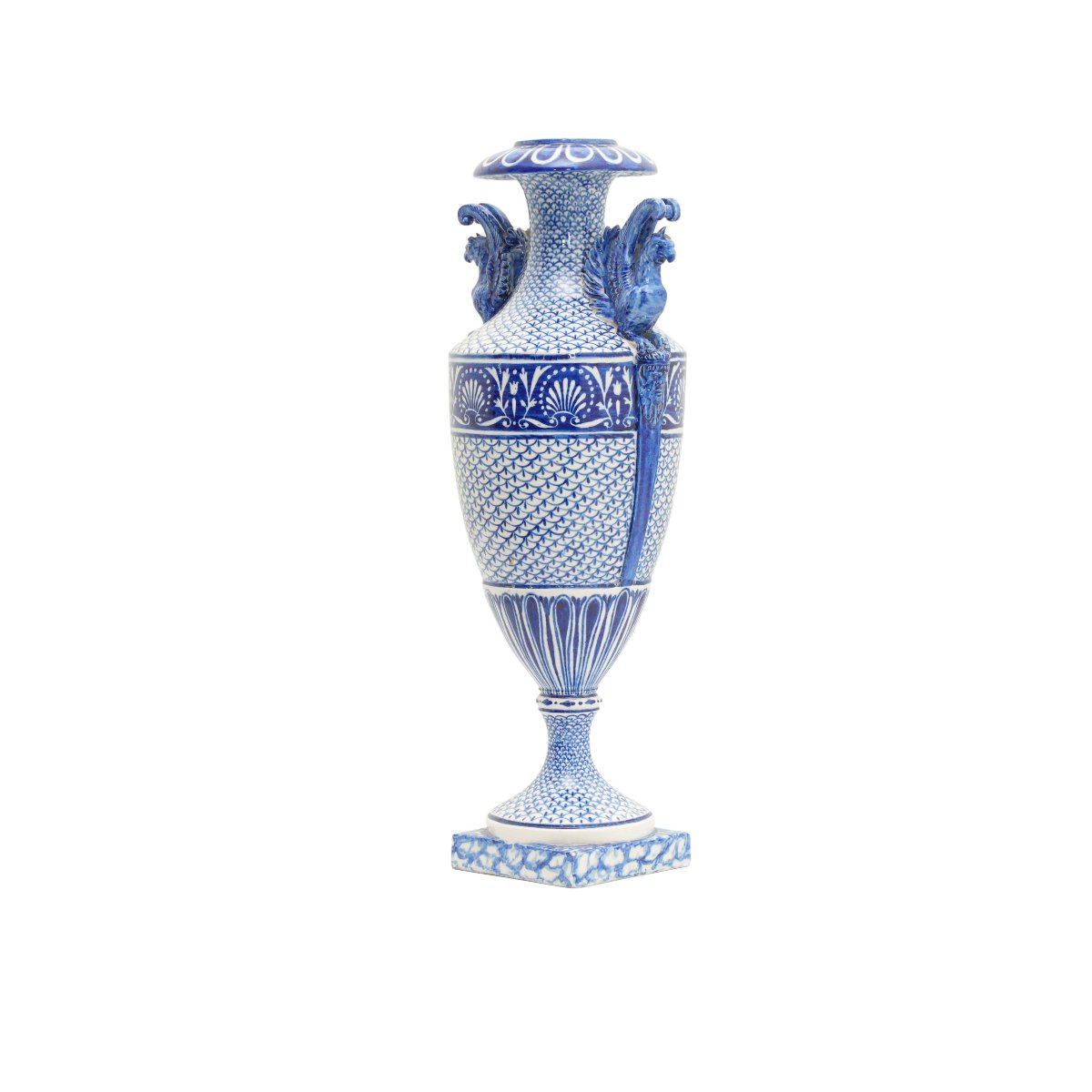 Vaso Giustiniani in terraglia smaltata-photo-5