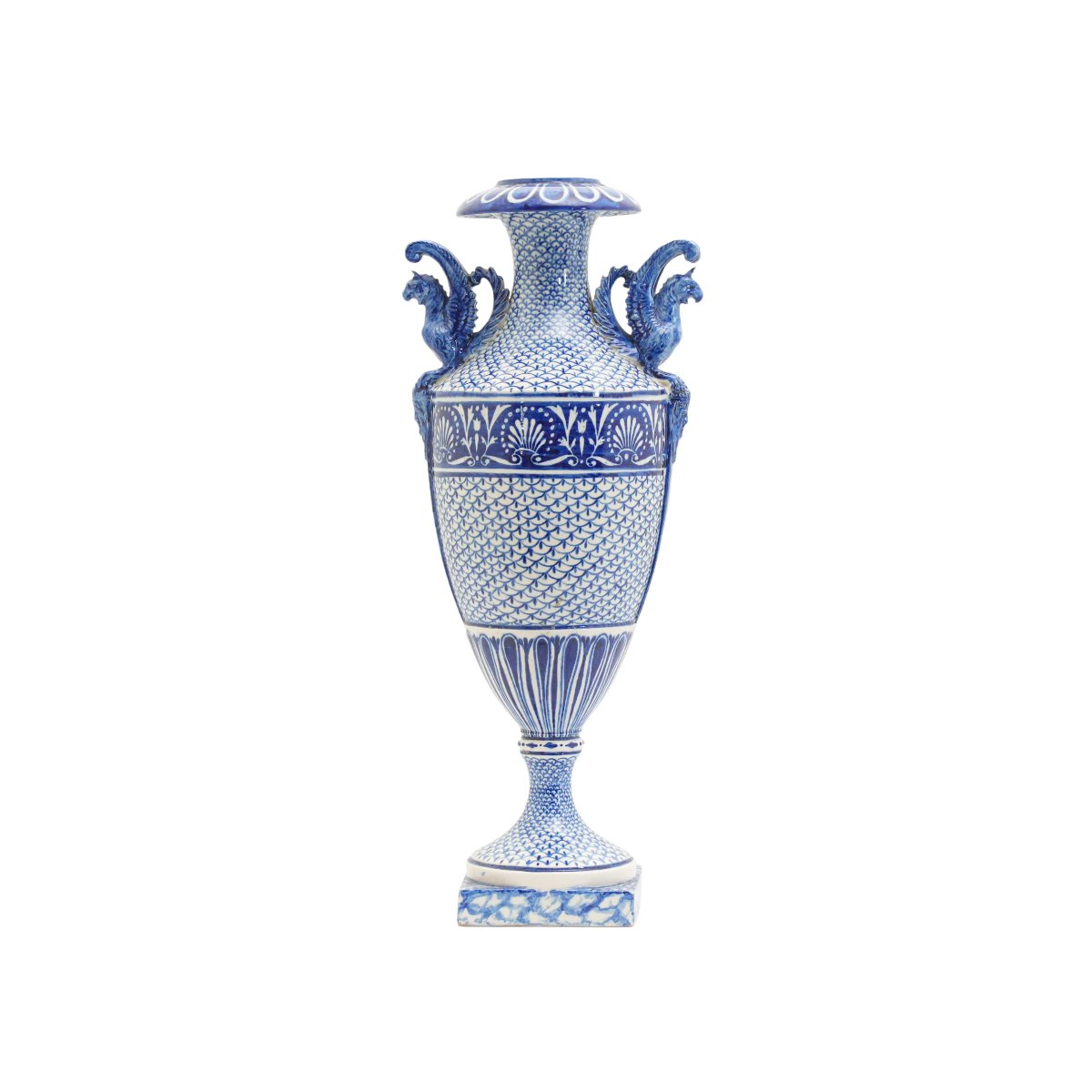 Vaso Giustiniani in terraglia smaltata-photo-6