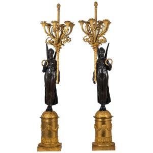 Coppia di candelabri