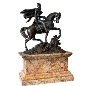 Scultura equestre francese