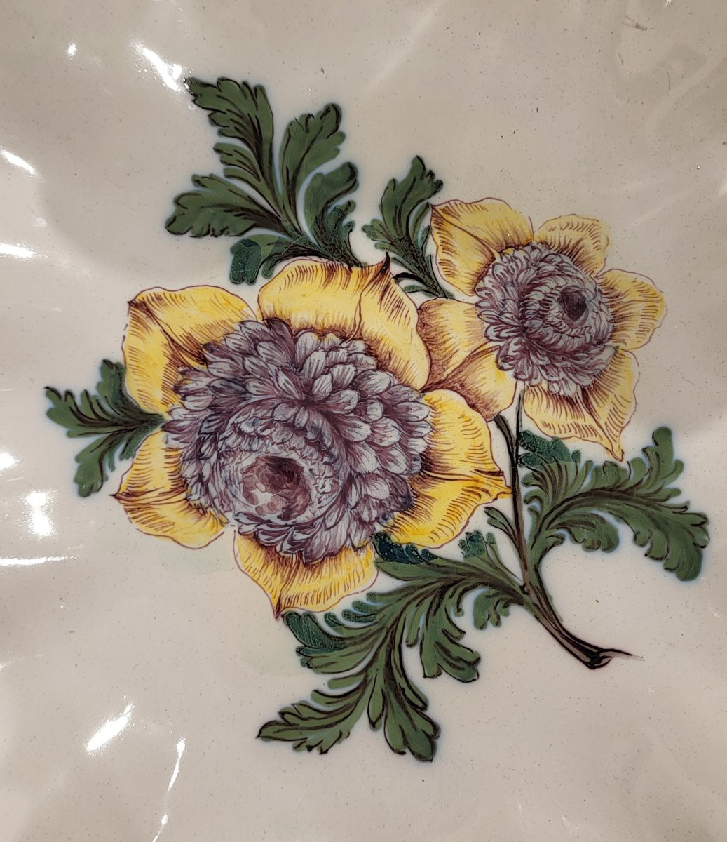 Rinfrescatoio in maiolica policroma, XIX secolo-photo-1