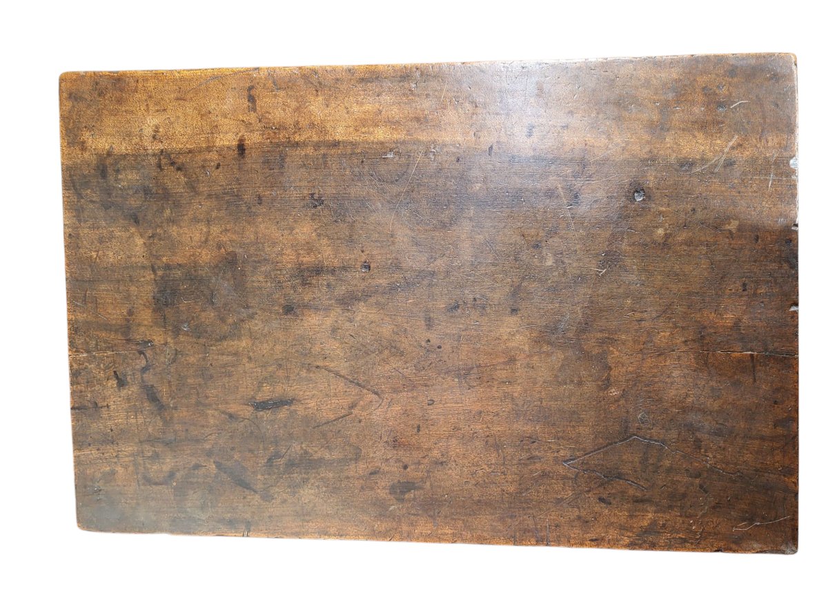 Tavolino in massello di noce-photo-3