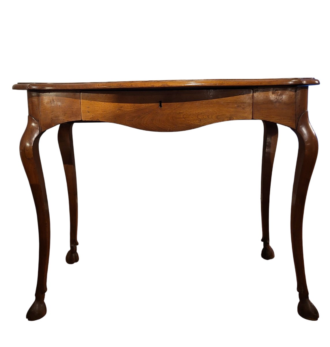 Consolle in legno massello di noce-photo-2
