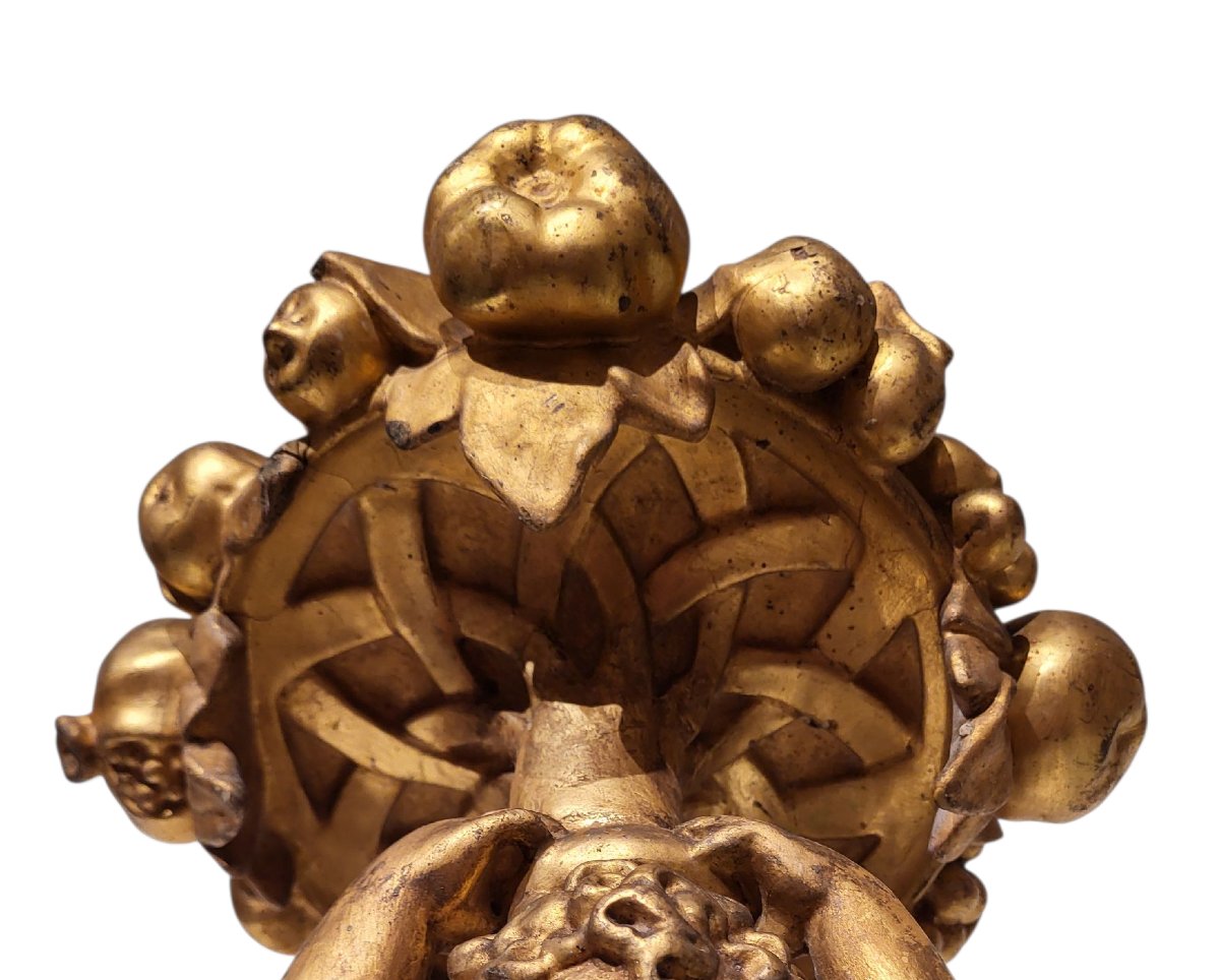 Mensola-portavaso raffigurante un putto-photo-1