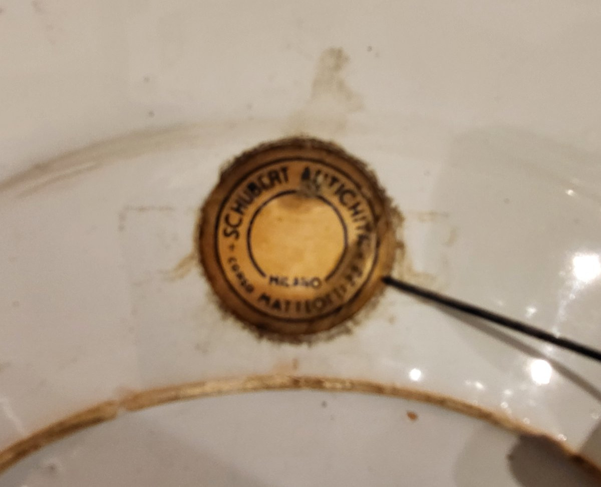 Tre piatti in maiolica di Milano, manifattura Felice Clerici o Pasquale Rubati-photo-1
