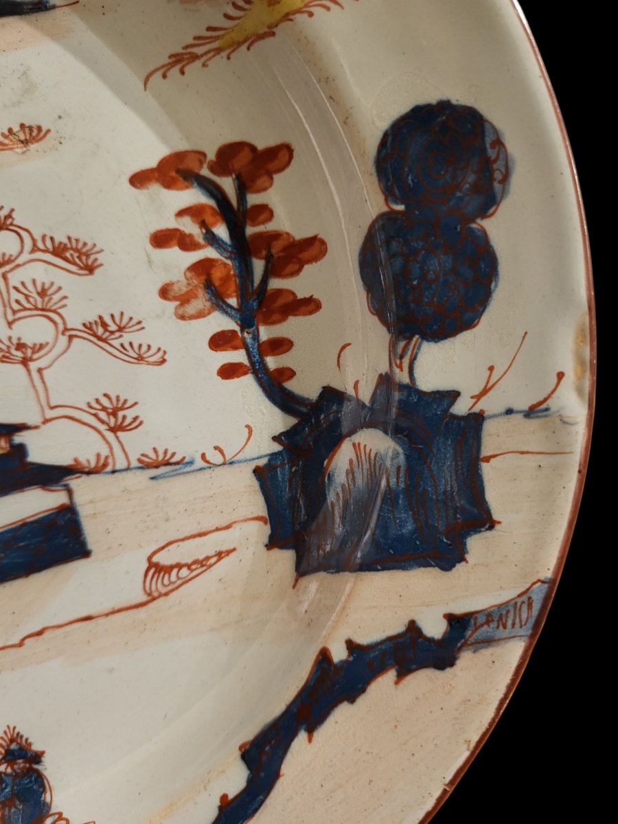 Tre piatti in maiolica di Milano, manifattura Felice Clerici o Pasquale Rubati-photo-6