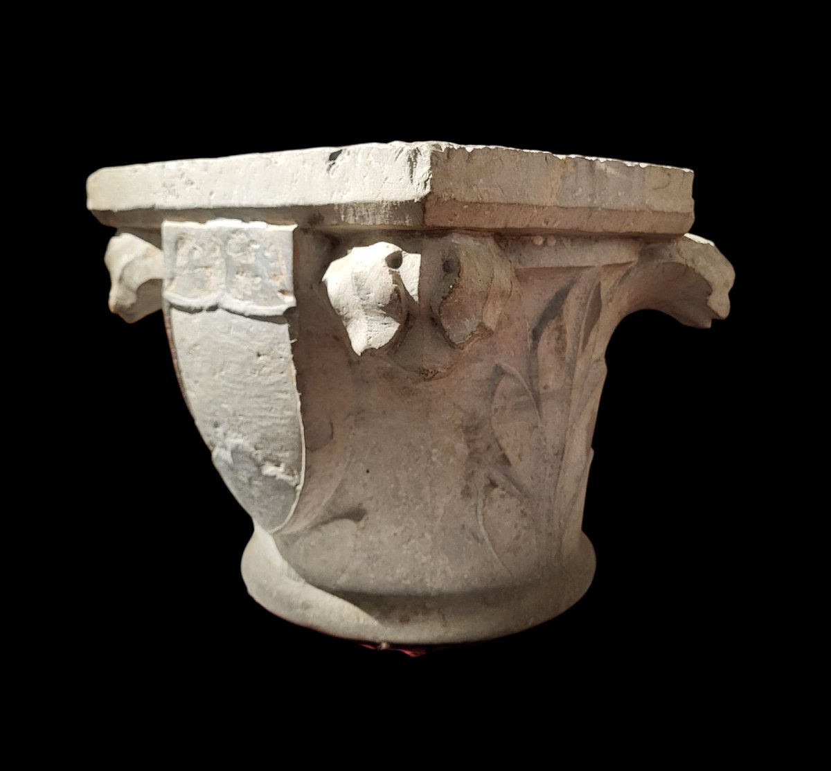 Antico capitello in pietra, Toscana, fine XV secolo-photo-4