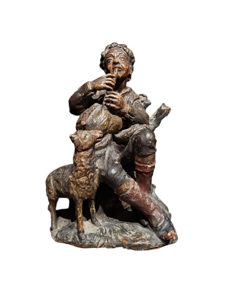 Piccolo gruppo in terracotta policroma, Bologna, metà XVIII secolo