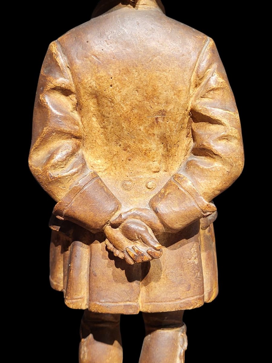 Statuetta in terracotta raffigurante Gianduia, Piemonte, prima metà del XIX secolo. -photo-3