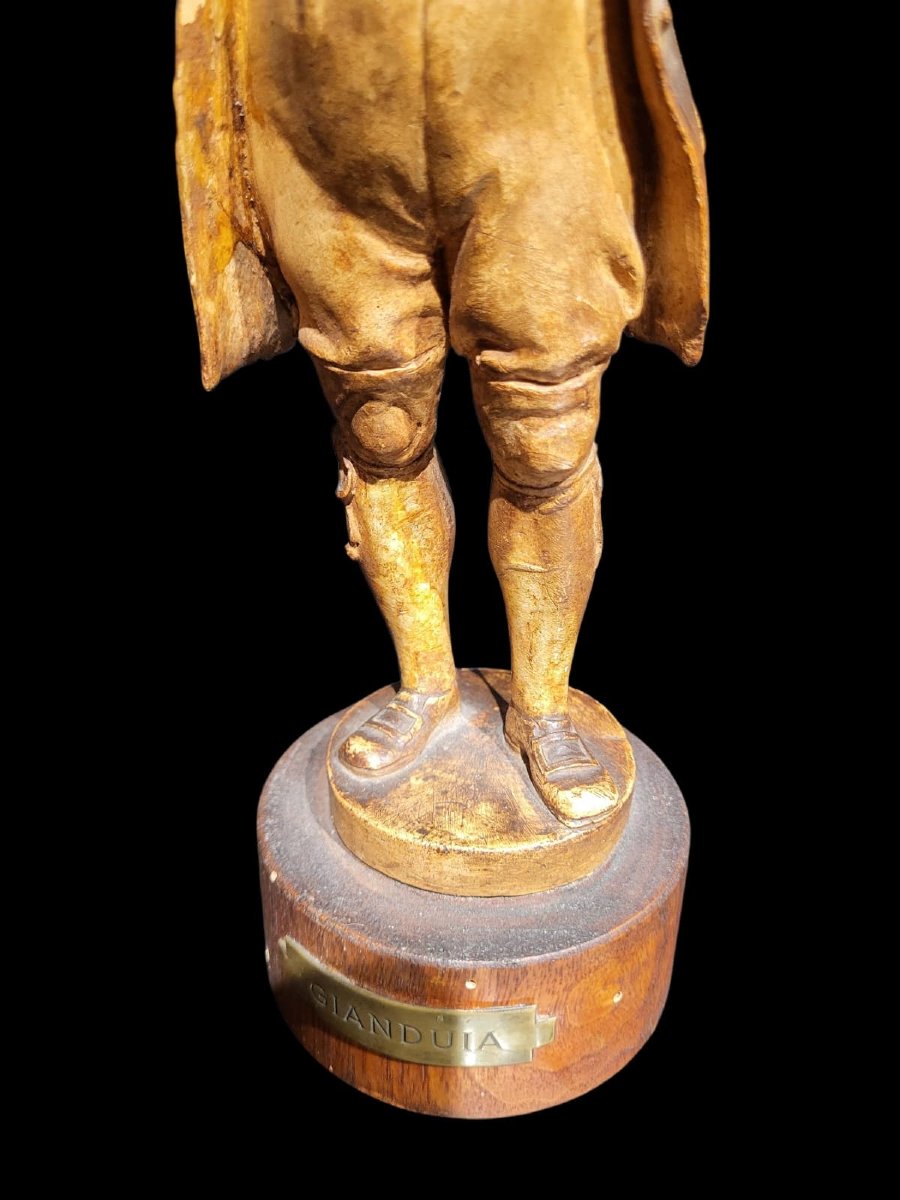 Statuetta in terracotta raffigurante Gianduia, Piemonte, prima metà del XIX secolo. -photo-6