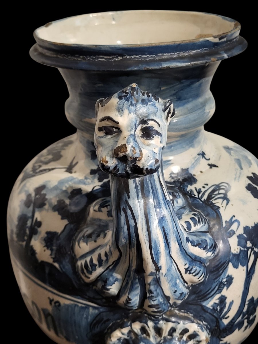 Vaso in maiolica di Savona, metà XVII secolo.-photo-4